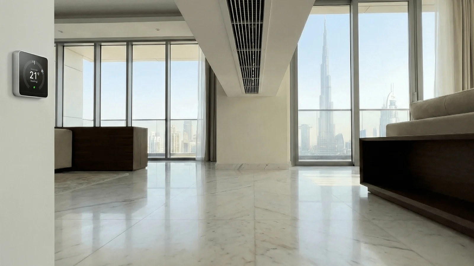 After AC maintenance clean efficient airflow