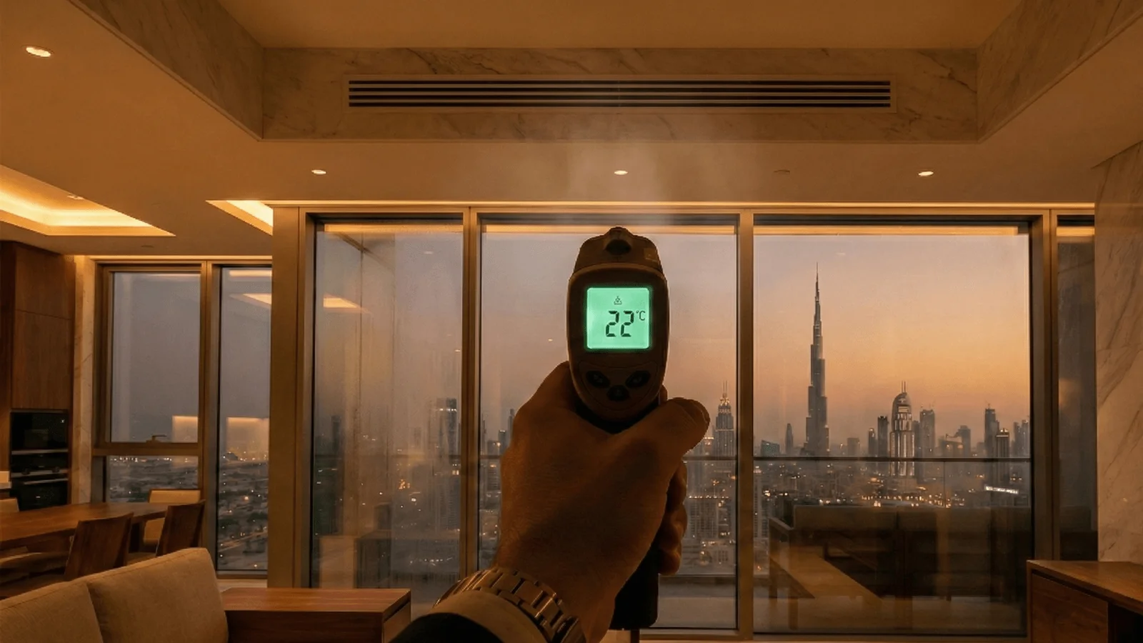 After AC maintenance clean tray unblocked